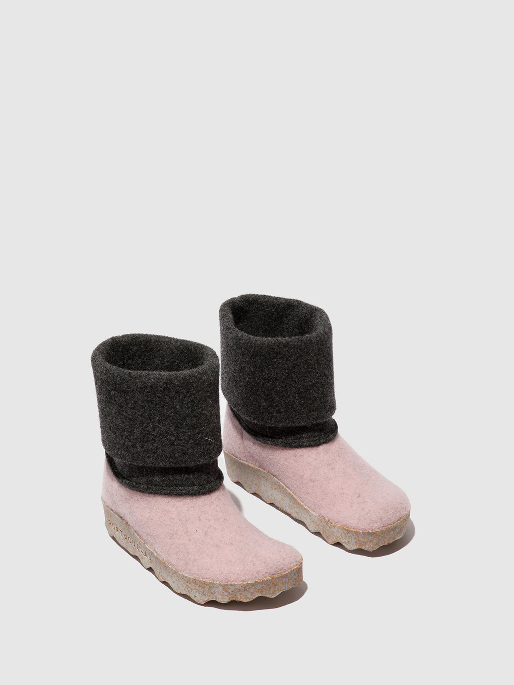 Round Toe Boots CADY PINK/DARK GREY
