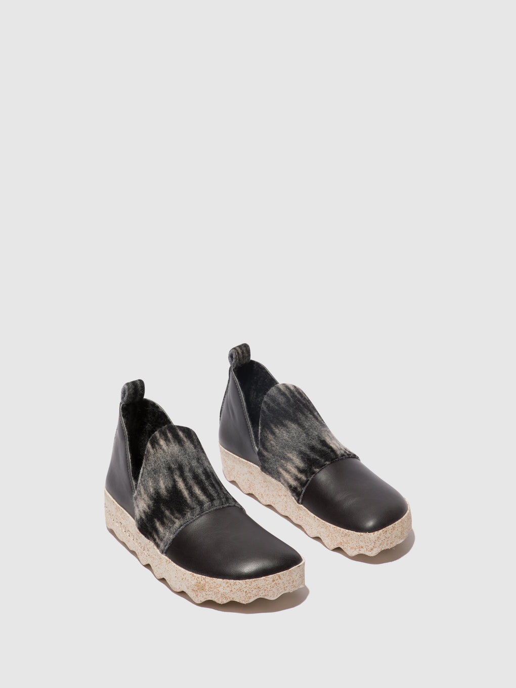 Round Toe Shoes CITY GREY/BLACK